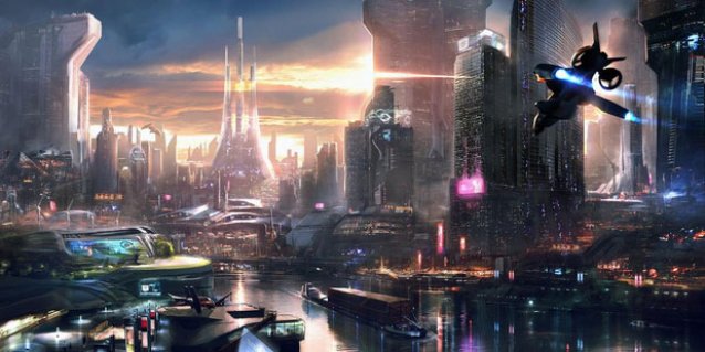 sci fi city