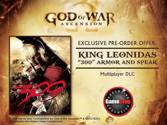 god of war ascension pre-order dlc