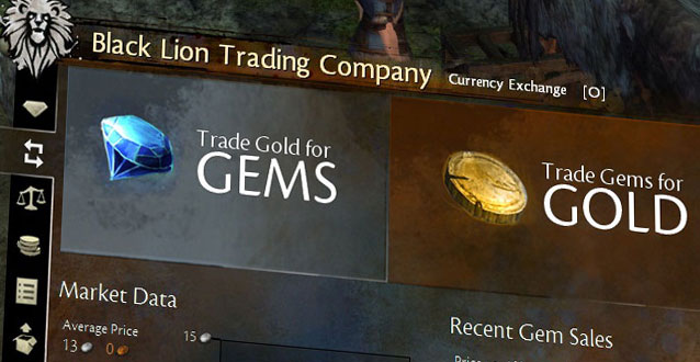 Guild Wars 2 Black Lion Trading Company Exchange