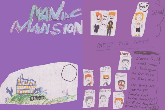 Maniac Mansion Box Art