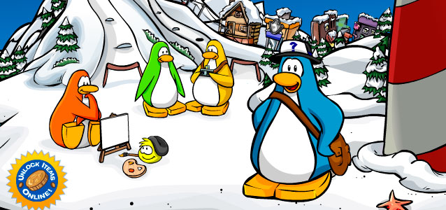 Club penguin virtual world kids