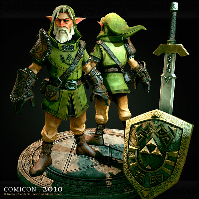 link 3d model