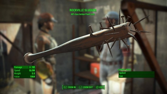 Fallout 4 Rockville Slugger Baseball Bat