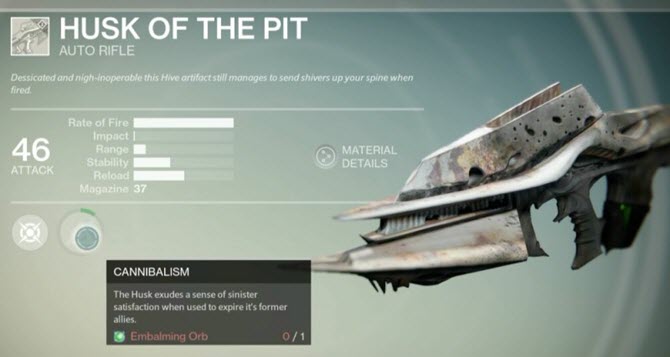 Husk Of The Pit Rifle