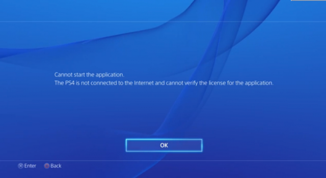 PS4 is not connected to the internet