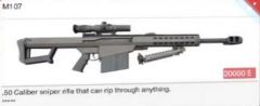 Watch Dogs weapon M107