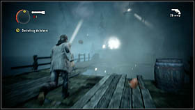 Use the D-pad in order to choose between different types of weapons - Walkthrough - Episode 1: Nightmare Part 1 - Walkthrough - Alan Wake - Game Guide and Walkthrough