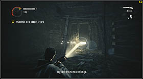 You'll reach another great cave, with an exit visible in the distance - Walkthrough - Episode 3: Ransom Part 2 - Walkthrough - Alan Wake - Game Guide and Walkthrough