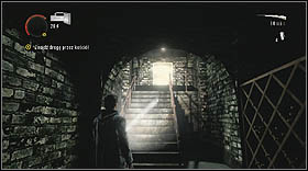 Walk down to the basement, through the vestry - Walkthrough - Episode 5: The Clicker Part 1 - Walkthrough - Alan Wake - Game Guide and Walkthrough
