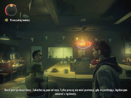 First DLC starts in the restaurant, you've previously visited at the beginning of the game - Walkthrough - DLC 1: The Signal Part 1 - Walkthrough - Alan Wake - Game Guide and Walkthrough