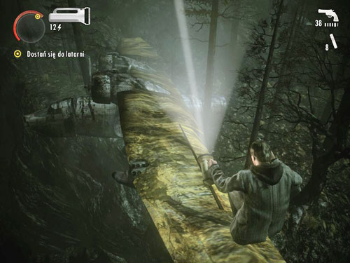 Move forward inside the cave, until you get to the damaged plane - Walkthrough - DLC 2: The Writer Part 3 - Walkthrough - Alan Wake - Game Guide and Walkthrough