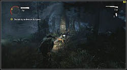 Another sheet lies on a rock, you can find it after leaving sheds with lamps placed among them - Manuscript - Episode 3: Ransom - Manuscript - Alan Wake - Game Guide and Walkthrough