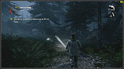 Next page is on a rock, next to the path, right after leaving the mine - Manuscript - Episode 3: Ransom - Manuscript - Alan Wake - Game Guide and Walkthrough