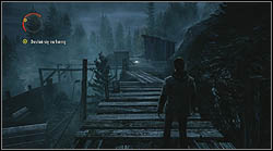 Another sheet lies on a wooden platform, near the generator with which you turn on the light post in order to destroy the haunted gate - Manuscript - Episode 4: The Truth - Manuscript - Alan Wake - Game Guide and Walkthrough