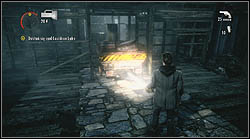 Another page lies in an abandoned building, which can be reached by pushing a cart blocking the entrance - Manuscript - Episode 6: Departure - Manuscript - Alan Wake - Game Guide and Walkthrough