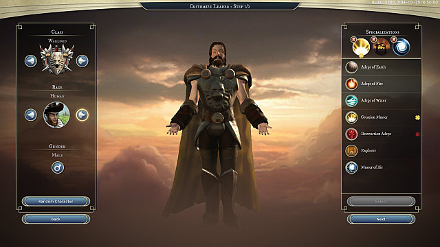 The leader customization screen. - The basic information about the game - The basics - Age of Wonders III - Game Guide and Walkthrough