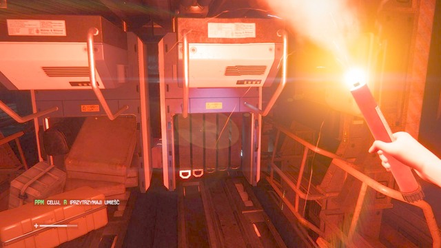 After you fall, walk up to the first crate on the right and take the flare - Find help - Walkthrough - Alien: Isolation - Game Guide and Walkthrough
