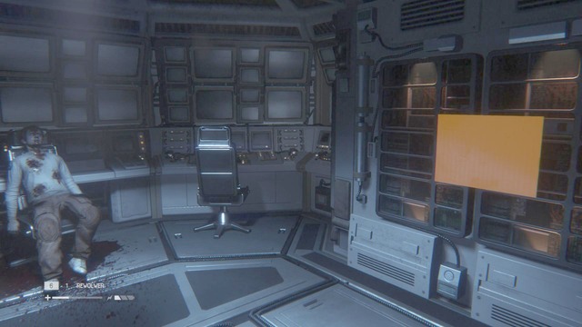 Go to the side room with a dead man and youll find a flashbang blueprint on the lockers - Reach Seegson Comms - Walkthrough - Alien: Isolation - Game Guide and Walkthrough