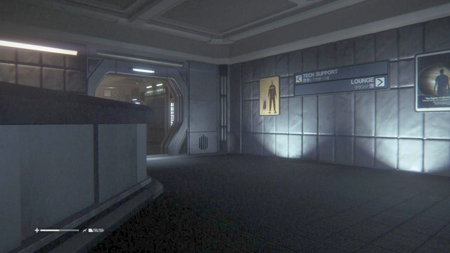 After you take the tuner, go to the stairs on the left - Reach Seegson Comms - Walkthrough - Alien: Isolation - Game Guide and Walkthrough