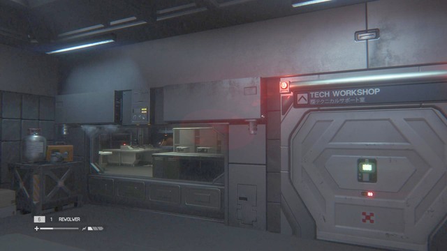 When you go back, enter the room on the right - Reach Seegson Comms - Walkthrough - Alien: Isolation - Game Guide and Walkthrough