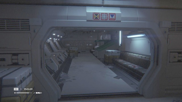 After you update the map, go right and keep walking that way - Find Taylor - Walkthrough - Alien: Isolation - Game Guide and Walkthrough