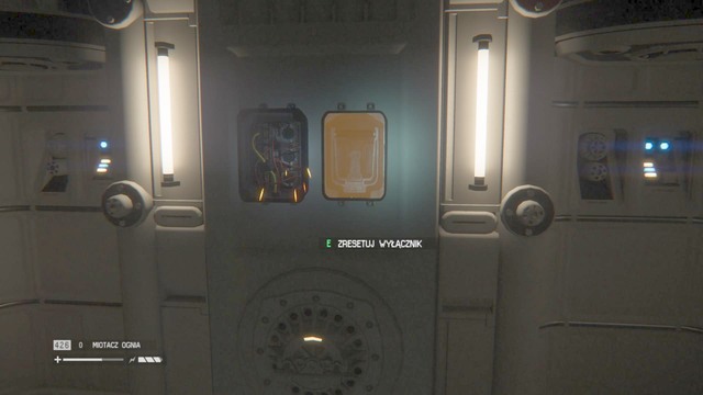 Once you deactivate the camera, go to the room ahead of you and approach the left wall - Restore access to Distribution - Walkthrough - Alien: Isolation - Game Guide and Walkthrough