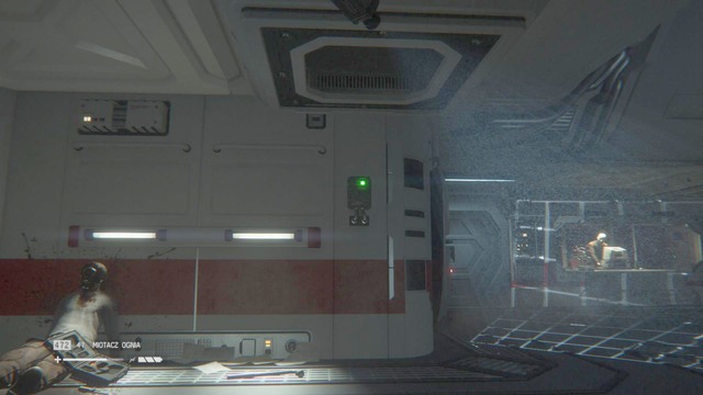 Go through the door and to the end of the hallway - Restore access to Distribution - Walkthrough - Alien: Isolation - Game Guide and Walkthrough