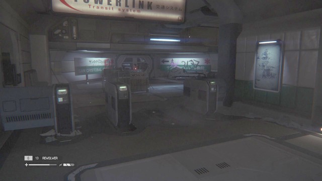 Exit the elevator, and head right - Find Samuels in Seegson Synthetics - Walkthrough - Alien: Isolation - Game Guide and Walkthrough
