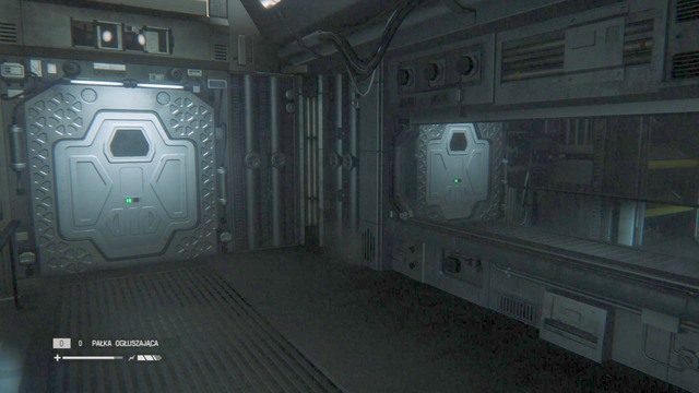 Follow the corridor, until you get to the place shown in the picture, then go through the door - Get to Apollo core - Walkthrough - Alien: Isolation - Game Guide and Walkthrough