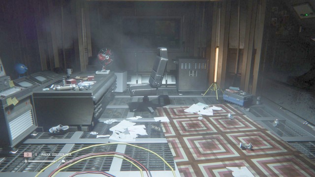 At the end of the room, you will find a vent shaft, and a map update console on the right - Investigate the central reactor - Walkthrough - Alien: Isolation - Game Guide and Walkthrough