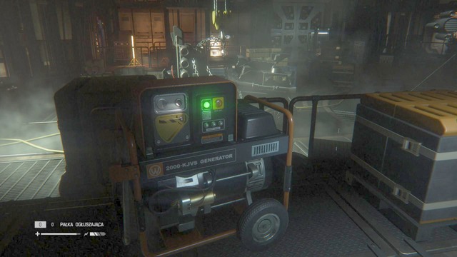 As soon as you activate the third transmitter, head to the left, and you will find a generator by the door - Investigate the central reactor - Walkthrough - Alien: Isolation - Game Guide and Walkthrough