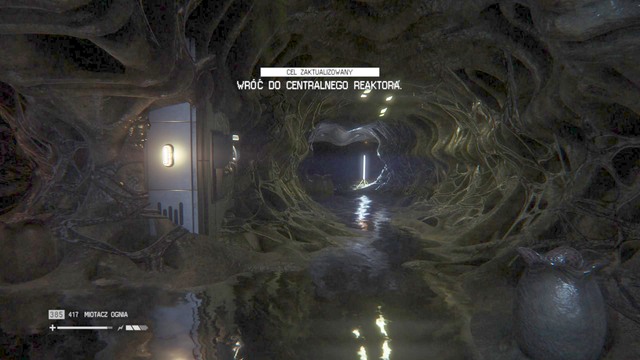 Escape through the reactor core - Destroy the nest - Walkthrough - Alien: Isolation - Game Guide and Walkthrough