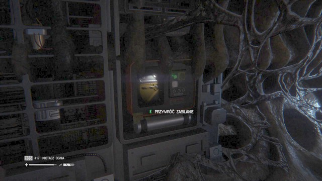 In this room you can restore power - Destroy the nest - Walkthrough - Alien: Isolation - Game Guide and Walkthrough