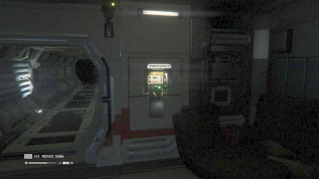 After leaving the shuttle, save the game - Explore the Anesidora - Walkthrough - Alien: Isolation - Game Guide and Walkthrough