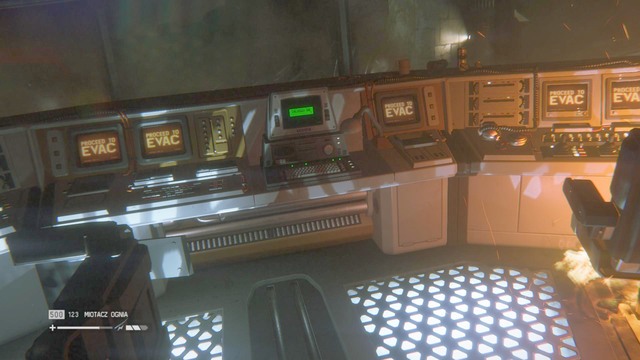Go back through the main door, and then climb up the stairs until you get to the command center - Escape Sevastopol - Walkthrough - Alien: Isolation - Game Guide and Walkthrough
