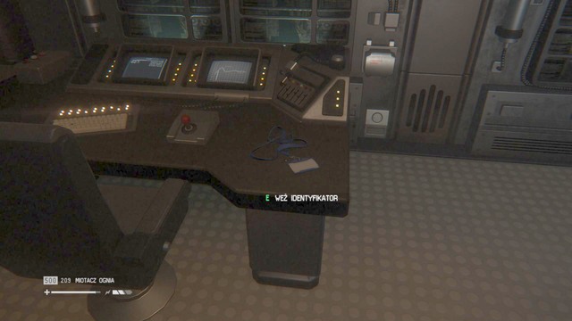 An ID Tag lies on a desk on the Transit Station in the Engineering - Engineering - Missing persons and Archive Logs - Alien: Isolation - Game Guide and Walkthrough