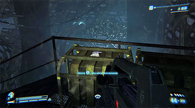 When you're done with the first wave, examine the area to the right of the entrance - Retrieve the Sulaco Flight Recorder - Mission 1: Distress - Aliens: Colonial Marines - Game Guide and Walkthrough