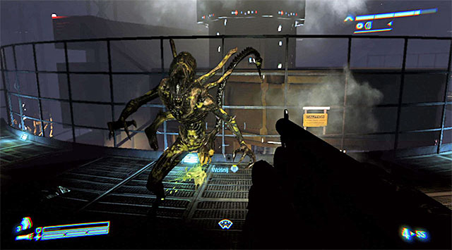 The task isn't any different from the battle you've fought on the first level - Defend ONeal while he opens an exit - Mission 1: Distress - Aliens: Colonial Marines - Game Guide and Walkthrough