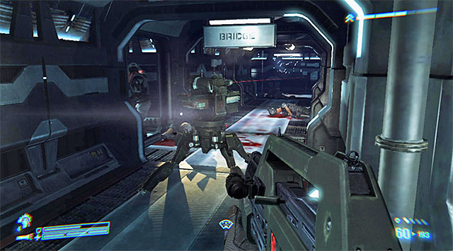 There are two turrets in the closest area - Flank the turrets and shut them down - Mission 2: Battle for Sulaco - Aliens: Colonial Marines - Game Guide and Walkthrough