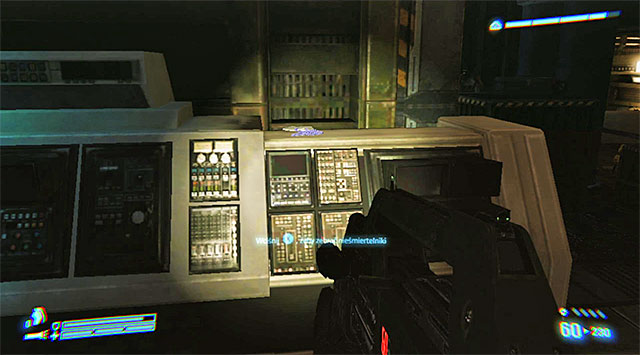 When it's over, examine the area; apart from supplies you'll also find the third Dog Tag (PFC J - Get to the command deck through Engineering - Mission 2: Battle for Sulaco - Aliens: Colonial Marines - Game Guide and Walkthrough