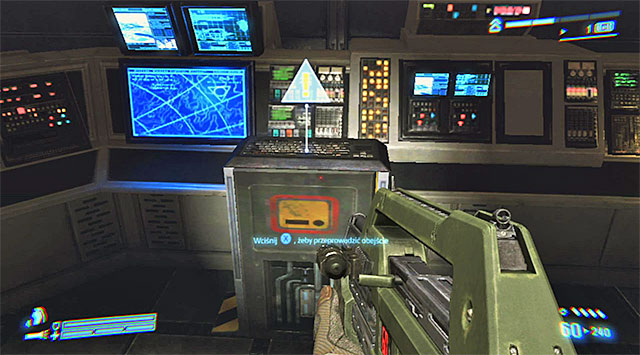 For starters, take a close look around the whole room, as you should find a lot of additional items helpful in replenishing your supplies - Run a bypass - Mission 3: Sulaco Falls - Aliens: Colonial Marines - Game Guide and Walkthrough
