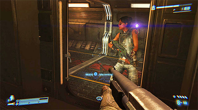 If by any chance you fall down to the bottom level, find a ramp to go back up - Get to the dropship to escape the Sulaco (part 2) - Mission 3: Sulaco Falls - Aliens: Colonial Marines - Game Guide and Walkthrough