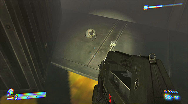 There, turn left and check out the area near one of the large containers to find the above Dog Tag (Cpl T - Get to the dropship to escape the Sulaco (part 2) - Mission 3: Sulaco Falls - Aliens: Colonial Marines - Game Guide and Walkthrough