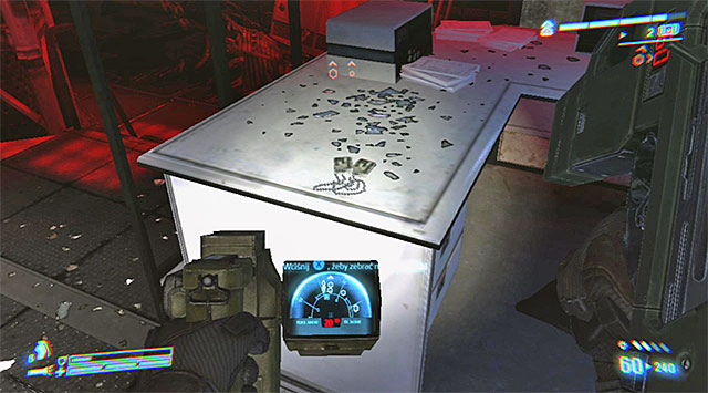 I recommend checking the room out thoroughly, because apart from ammo there's also a Dog Tag to find, shown above (LT - Receive Orders from Cruz - Mission 4: No Hope in Hadleys - Aliens: Colonial Marines - Game Guide and Walkthrough