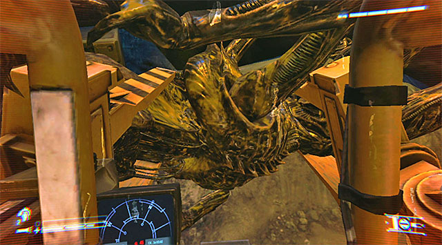 To win, you need to grab it that way several times; it will eventually lead to and spectacular execution - Use the Powerloader to Survive - Mission 5: The Raven - Aliens: Colonial Marines - Game Guide and Walkthrough