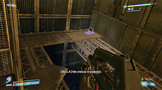 When the battle is over, move forward until you reach a hatch in the floor - Find a way into the Weyland-Yutani Facility to save Bella - Mission 6: For Bella - Aliens: Colonial Marines - Game Guide and Walkthrough