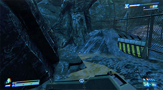Enter the APC area (if you haven't already) and go right, taking covers and sprinting whenever necessary - Use the cranes controls to drop the payload on the APC - Mission 7: One Bullet - Aliens: Colonial Marines - Game Guide and Walkthrough