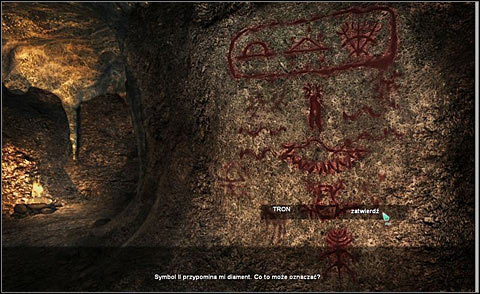 Return to previous cave and examine symbols visible on the central wall (mural) - Find answers in a cave - Day 3 - Alpha Polaris - Game Guide and Walkthrough