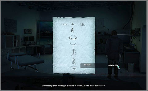 A Symbol II (click it with RMB) looks like inverted Wendigo character (a negative of the deity at the top) - Save Nova - Night 4 - Alpha Polaris - Game Guide and Walkthrough