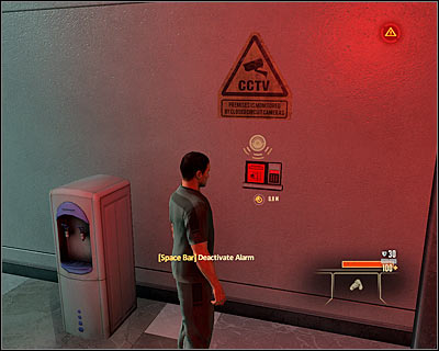 Depending on which option you've chosen, the alarm can be active or will activate upon entering the next room - Walkthrough - Prologue - Graybox - Walkthrough - Prologue - Alpha Protocol: The Espionage RPG - Game Guide and Walkthrough